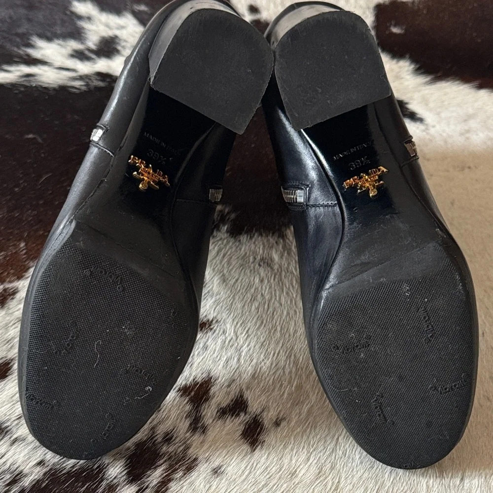 Prada Black Leather Boots - Picture 5 of 16